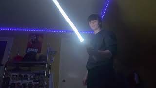 Damiensaber BaseLit RGB Lightsaber Showcase [upl. by Fonville]