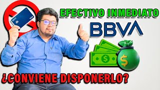 EFECTIVO INMEDIATO de BBVA  Descubre Cómo Acceder a Dinero en Efectivo a de tu TARJETA DE CRÉDITO [upl. by Enailuj]