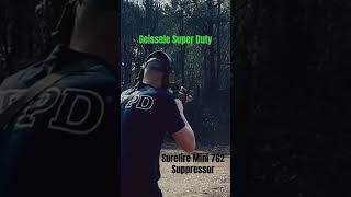 Suppressed Geissele Super Duty Outdoor testing Surefire mini 762  suppressed surefire [upl. by Anavas]