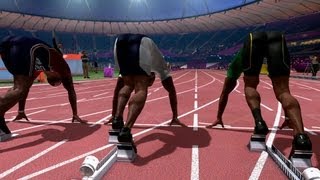 100m and 100m Hurdles  London 2012 Olympics Gameplay [upl. by Loar984]