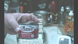 Sterno Folding Stove Boil Test 1 [upl. by Margaux]