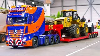 MEGA Rc Truck Collection Rc Dump Trucks Rc Dozer Rc Excavator Rc Wheel Loader Rc Tractor Rc Train [upl. by Aicilra351]