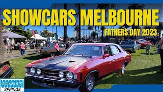 Tuff Street Cars amp Bikes  Acland StreetFathers Day Car amp Bike Show  Showcars Melbourne [upl. by Emilee]