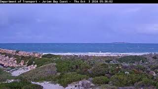 Jurien Bay coast sunrise Thu 03 Oct 2024 [upl. by Akinorev]