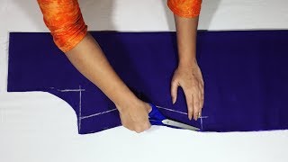 Lining KameezSuit Cutting Very Easy Method Step by Step at Home [upl. by Tolland]