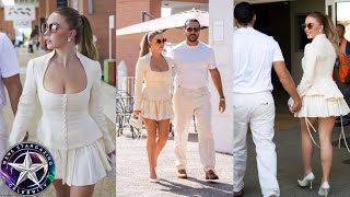 Sydney Sweeney looks sensational alongside fiancé Jonathan Davino in Venice [upl. by Roxanna]