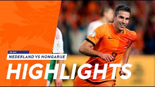 Highlights Nederland  Hongarije 81 11102013 WK 2014kwalificatie [upl. by Ellary]