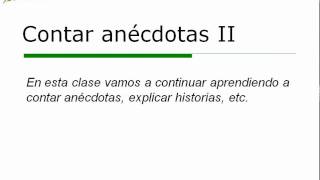 Contar Anécdotas II  Learn Spanish with Fresh Spanish [upl. by Mcmath397]