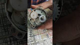 DC motor how to work gear motor dcmoter diy electronic experiment shorts [upl. by Assen706]