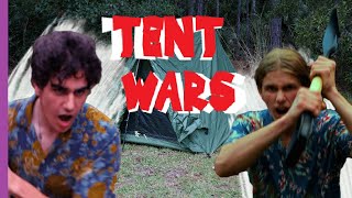 tent war POLICE WERE CALLED [upl. by Annoved]