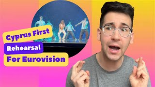 🇨🇾 Cyprus First SemiFinal Rehearsal at Eurovision 2024 REACTION [upl. by Charbonnier761]