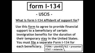 USCIS form I134 a 2023 [upl. by Aramoy]