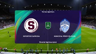 Modo carrera jugador liga Promerica Deportivo Saprissa vs Municipal Perez Zeledon [upl. by Aeret]