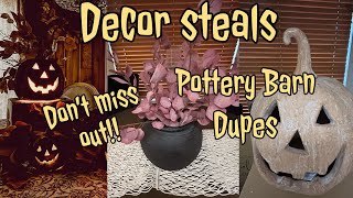 NEW GREAT Halloween finds  Decor Steals 🎃 [upl. by Reppiks]