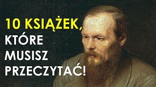 10 książek które inteligentny człowiek musi przeczytać  Dostojewski Orwell Vonnegut [upl. by Ayahs153]