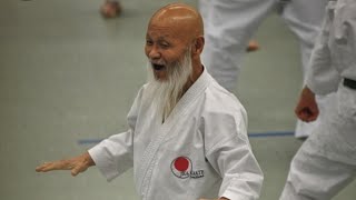 Hideo Ochi sensei explains important points of Hangetsu kata [upl. by Atiroc]