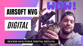 Review  Test NVG Pvs14 Visore Notturno Replica Digitale  Airsoft [upl. by Cassady]