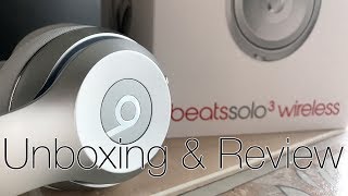 Beats Solo3 Wireless Unboxing amp Review [upl. by Adnalohs]