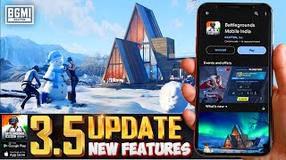 Bgmi 35 Update  50 New Secret Features Free UC amp More  NATURAL YT [upl. by Arretnahs]