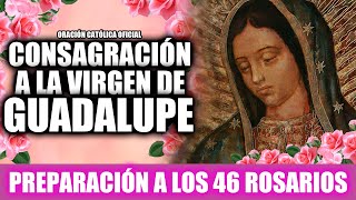 CONSAGRACIÓN A LA VIRGEN MARÍA DE GUADALUPE  PREPARACION A LOS 46 SANTOS ROSARIOS GUADALUPANOS [upl. by Paynter]