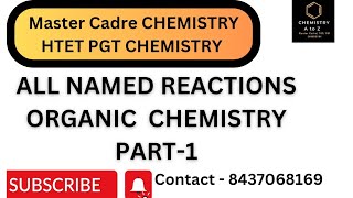 All Named Reactions Organic Chemistry Part1 HTETMASTER CADRE [upl. by Born]