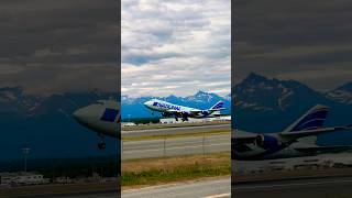 National 747 Departure Anchorage Plane Spotting [upl. by Sadinoel994]