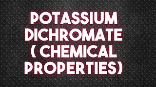 Potassium dichromate chromyl chloride test 12th std tamil new syllabus D chemist [upl. by Ennaerb]