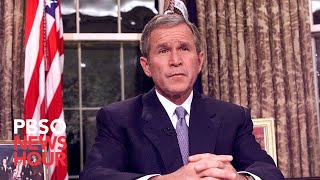 WATCH President George W Bushs address to the nation after September 11 2001 attacks [upl. by Eeryt306]