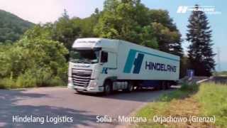 New DAF XF Euro 6  Sofia BG  Oryahova BG  Bechet RO  Hindelang Logistics [upl. by Dnomder]