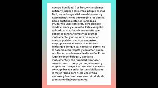 Es fácil ver los defectos de otros pero como estamos con nuestra conversión catolicos matrimonio [upl. by Saber]