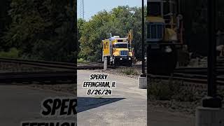 Sperry crossing the diamond at Effingham railfanningamerica railway train railfan railfan [upl. by Skurnik]