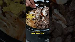 Slow Cooker Beef Stroganoff [upl. by Anthe]