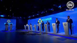 En Vivo Debate presidencial en Ecuador por las elecciones 2023 [upl. by Adoc]