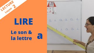 Lecture 2  le son a la lettre a Apprendre à lire CP maternelle méthode syllabique [upl. by Leitman]