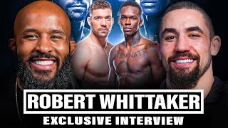 ROBERT WHITTAKER on KHAMZAT CHIMAEV ADESANYA vs DDP PREDICTION  EXCLUSIVE INTERVIEW [upl. by Oglesby]