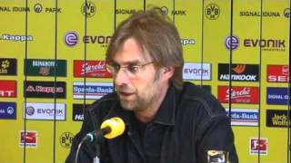 Jürgen Klopp vor Hannover 96 31032011 [upl. by Owades]