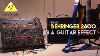 Behringer 2600 as a guitar effect [upl. by Linea]