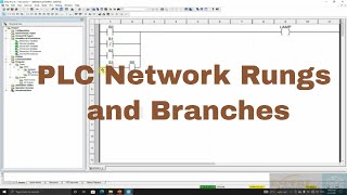 Lecture 11 UNITY PRO  plc programming  Network Rungs and Branches [upl. by Abbye]