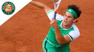 Dominic Thiem  Top 5 Best Shots  RolandGarros 2017 [upl. by Naenej482]