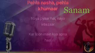 Pehla Nasha Pehla Khumar  Sanam  Karaoke Version  Songs Karaoke [upl. by Farmelo]