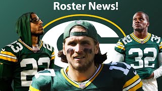 Packers Recent Roster And Practice News [upl. by Junieta]