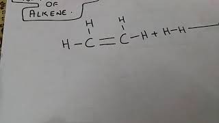 Hydrogenation of alkene  reactions of alkene [upl. by Armmat]