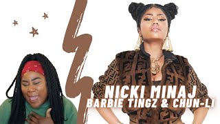 AJayII reacting to Barbie Tingz and ChunLi by Nicki Minaj reupload [upl. by Anetsirk]