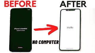 How to Unlock Disabled iPhone without COMPUTER [upl. by Anhoj]