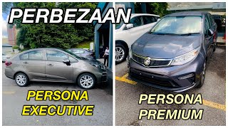 PERBEZAAN PERSONA PREMIUM DAN EXECUTIVE  PROTON PERSONA MC2 [upl. by Akinna421]