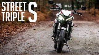 2020 Triumph Street Triple S  First Ride Review [upl. by Groh]