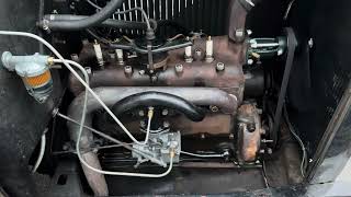 Ford Model A idling rebuilt Marvel Schebler 2405 Carburetor [upl. by Tab270]