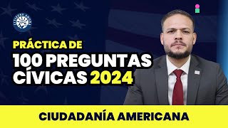 Estudia las 100 Preguntas Cívicas  Ciudadanía 2024 [upl. by Aij930]