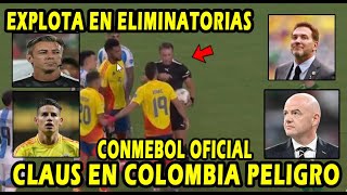 REACCIONO A CONMEBOL AM3N4ZA A COLOMBIA CON CLAUS EN BARRANQUILLA [upl. by Sellihca]