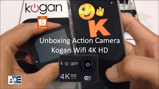 Unboxing KOGAN Action Camera 4K WIFI [upl. by Viguerie]